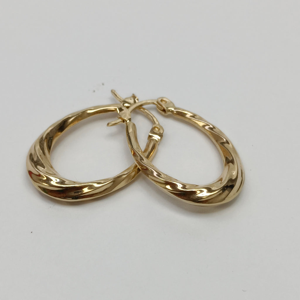 ARRACADAS PAR ORO 14 K 2,00 GRMS (SEMINUEVO)