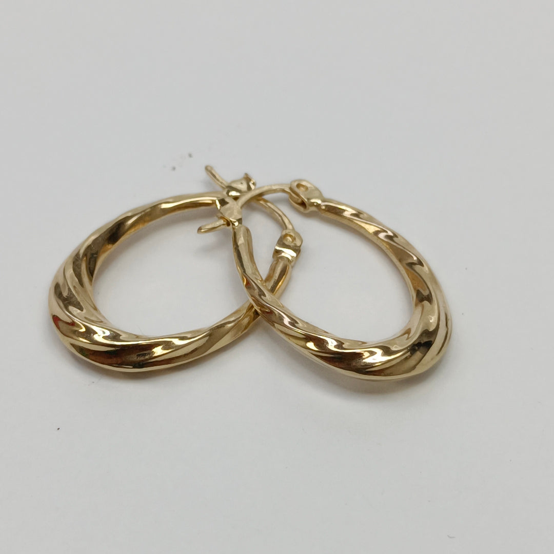 ARRACADAS PAR ORO 14 K 2,00 GRMS (SEMINUEVO)