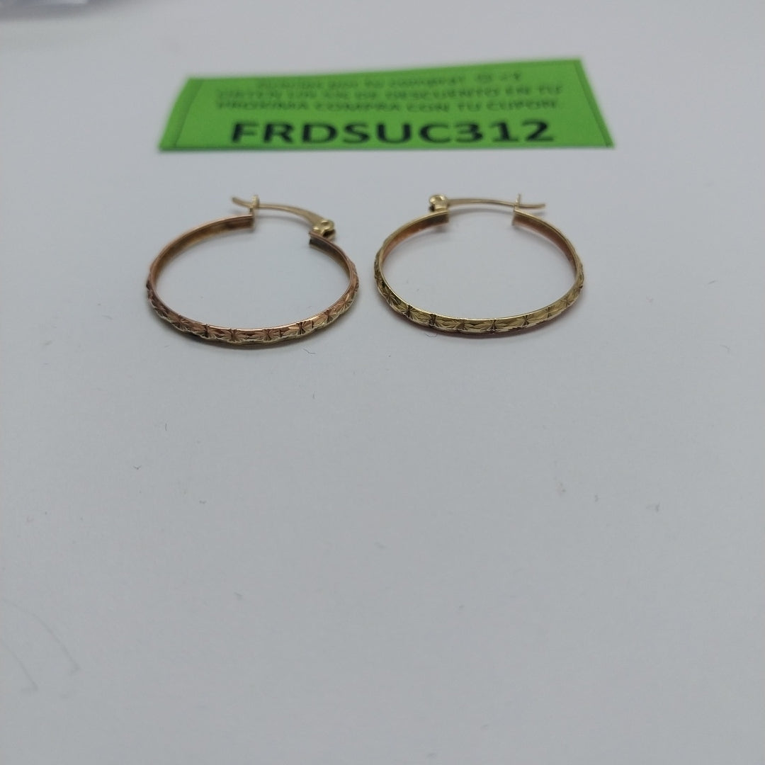 ARRACADAS PAR ORO 10 K 2 GRMS (SEMINUEVO)