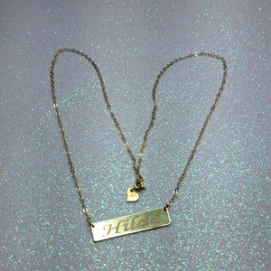 CADENA,DIJE ORO 14 K 3,30 GRMS (SEMINUEVO)