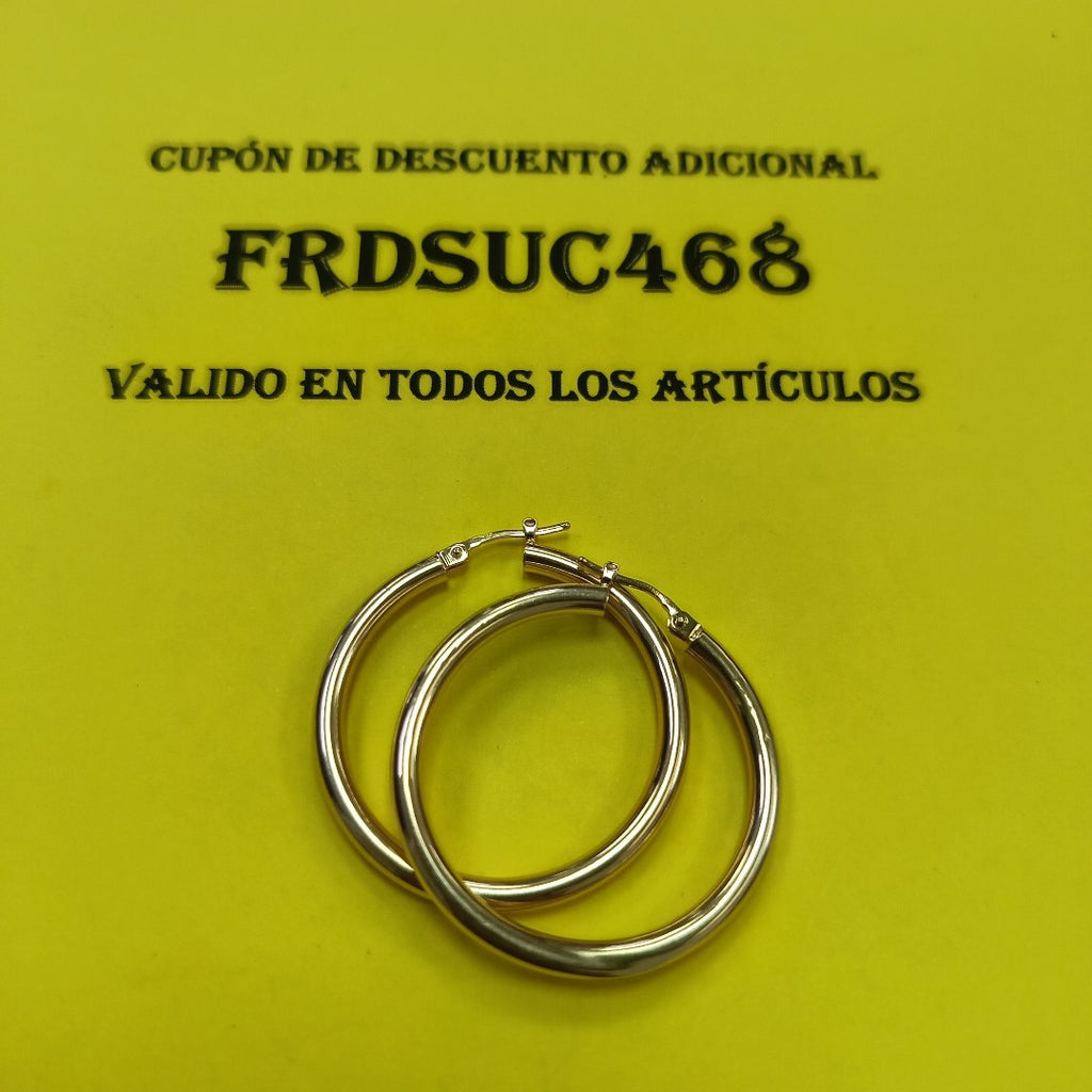 ARRACADAS PAR ORO 10 K 2 GRMS (SEMINUEVO)