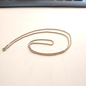 CADENA ORO COMBINADO 14 K 4,00 GRMS (SEMINUEVO)