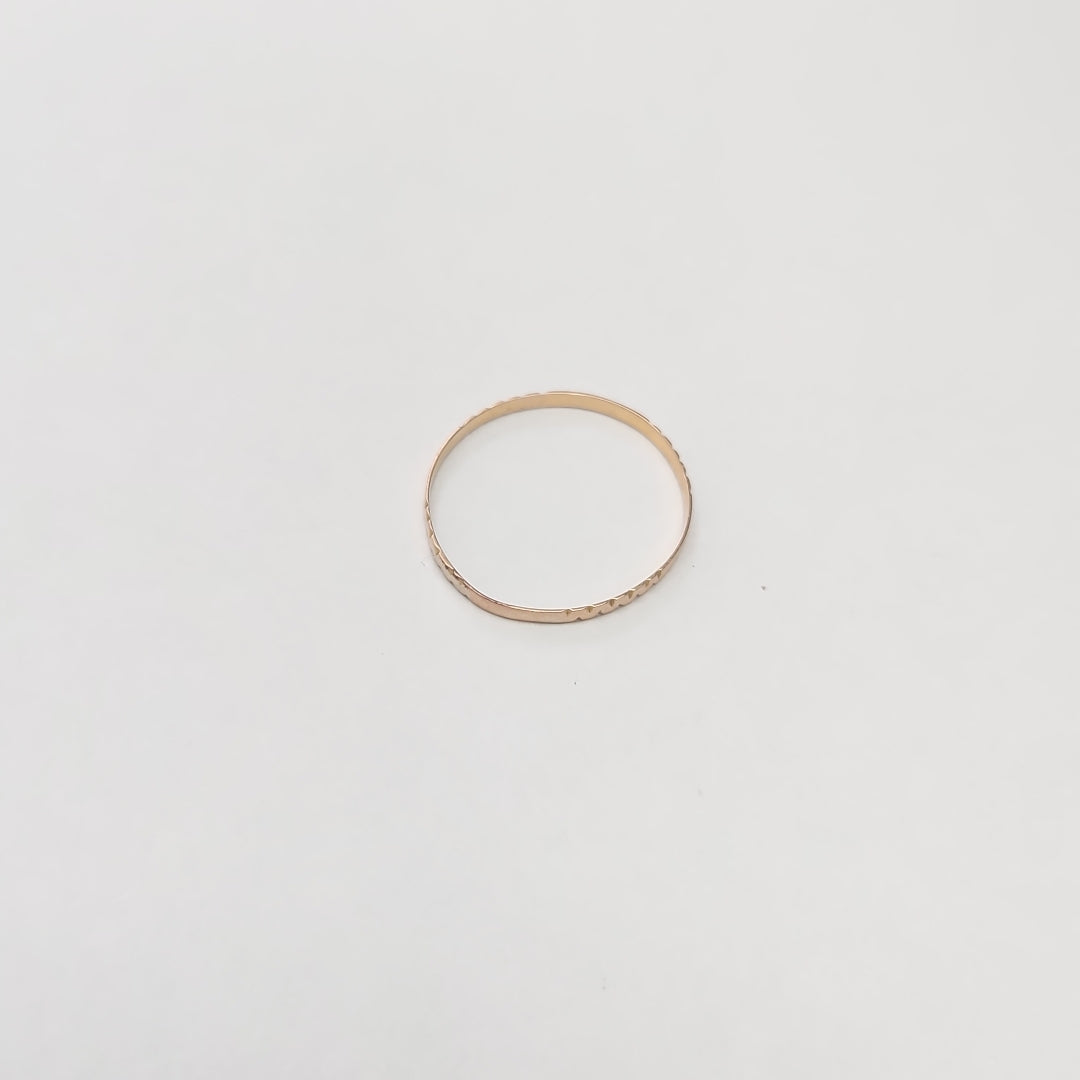 ANILLO ORO 8 K 0,30 GRMS (SEMINUEVO)