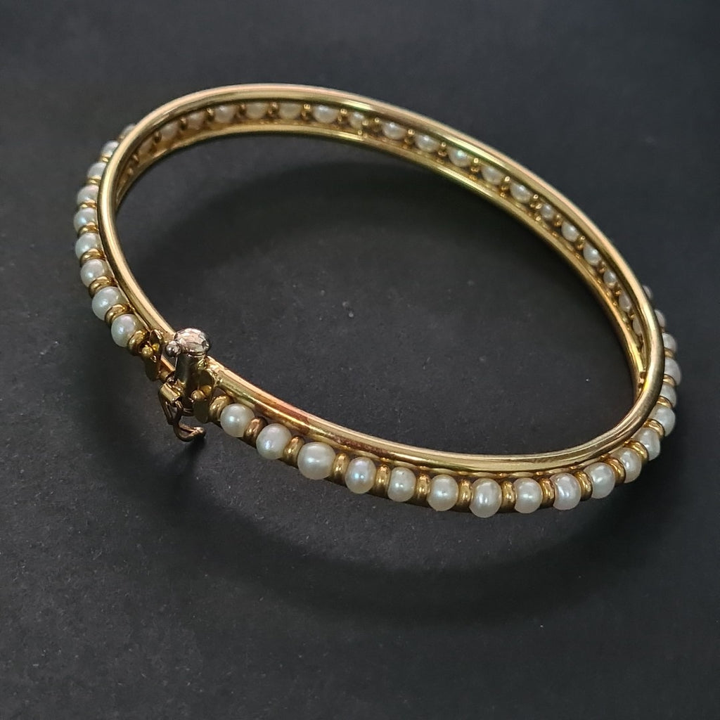 PULSERA RIGIDA ORO 14 K 14,40 GRMS (SEMINUEVO)