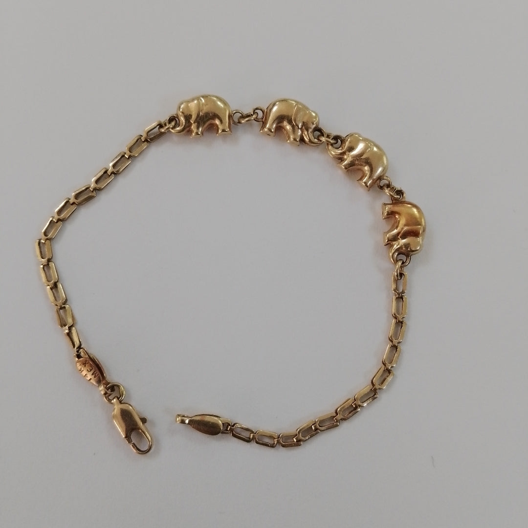 PULSERA ORO 14 K 4.7 GRMS (SEMINUEVO)