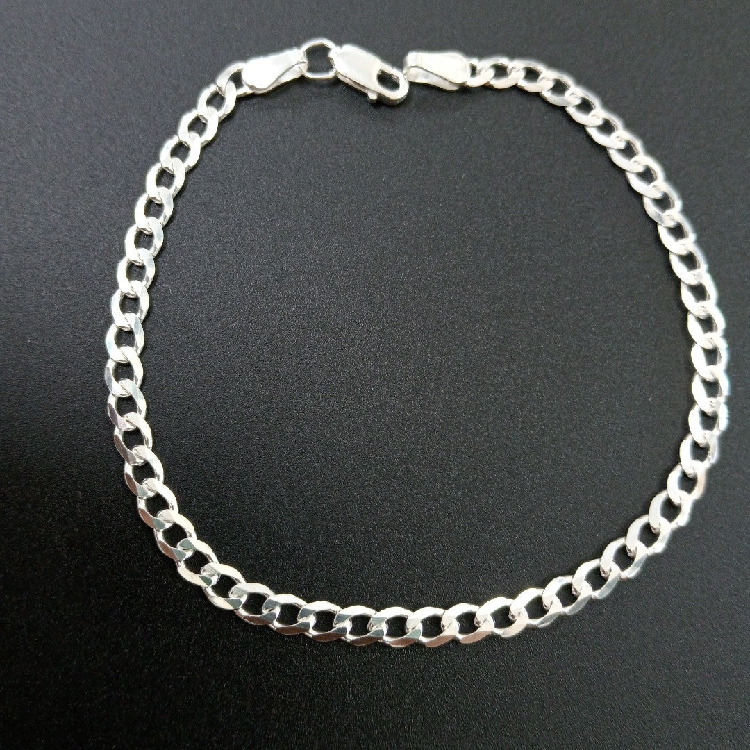 PULSERA BARBADA PLATA .925 21 CM 4.13 GR (NUEVO)