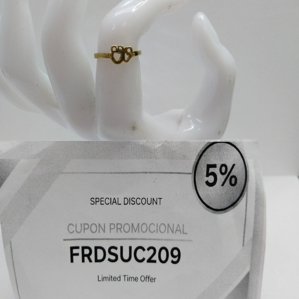 ANILLO ORO 10 K 1,20 GRMS (SEMINUEVO)