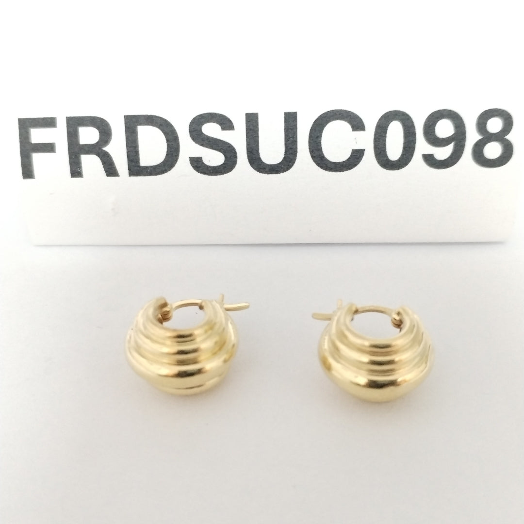 ARETES PAR ORO 14 K 3.3 GRMS (SEMINUEVO)