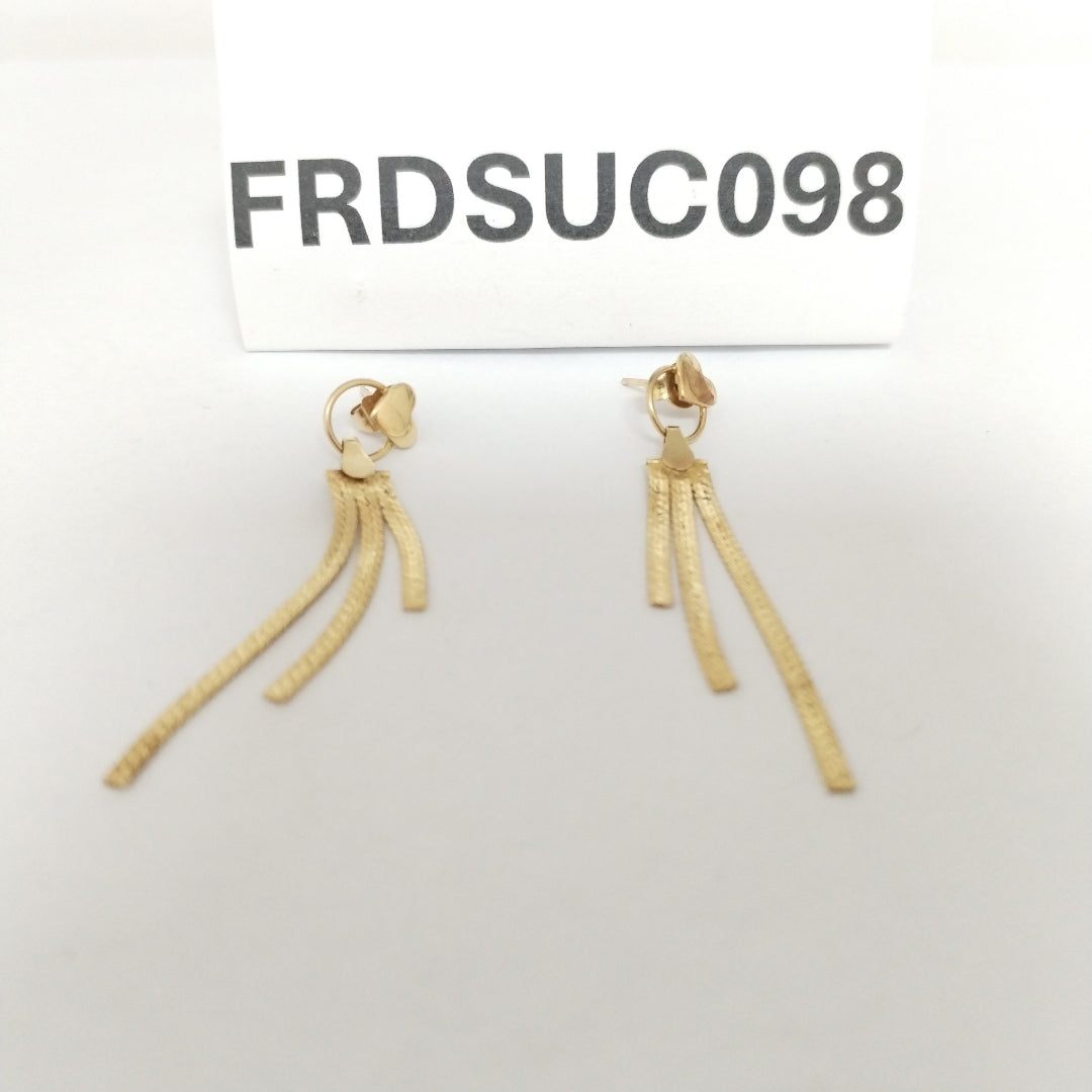 ARETES PAR ORO 14 K 2.2 GRMS (SEMINUEVO)