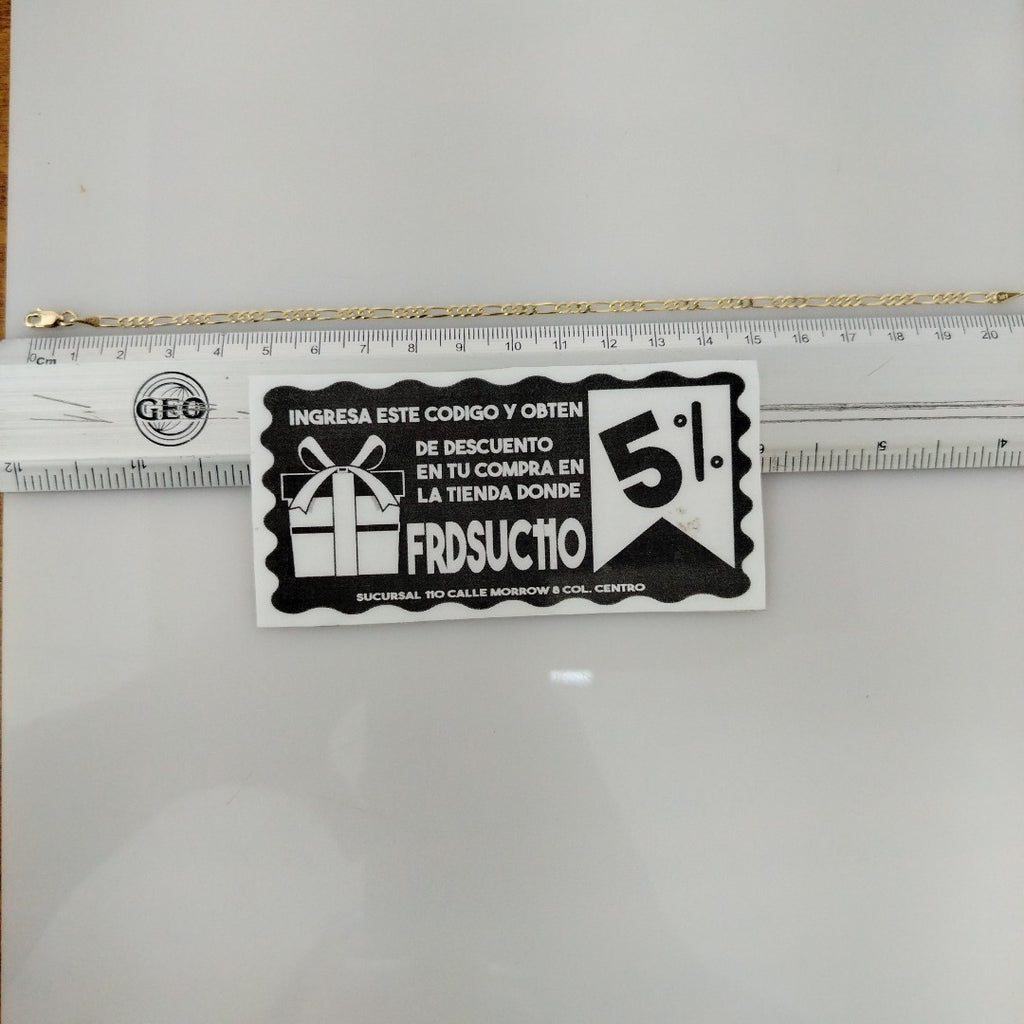 PULSERAS 3X1 ORO 14K 21 CM 2.1 GR (NUEVO)