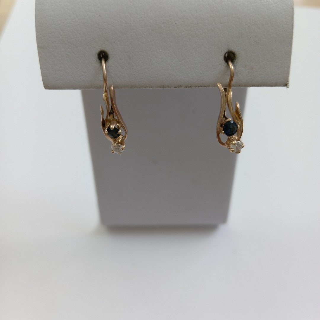 ARETES PAR ORO 10 K 1,90 GRMS (SEMINUEVO)
