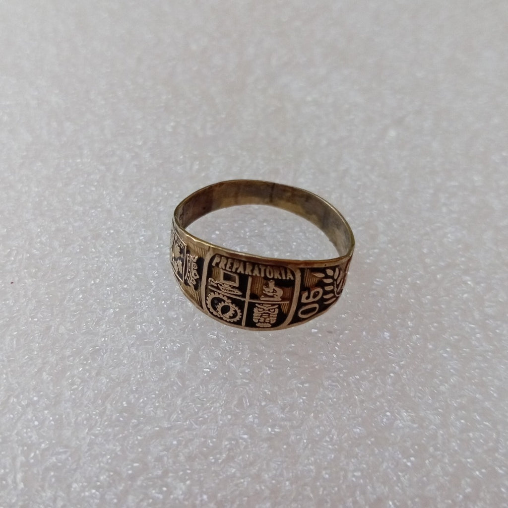 ANILLO DE GRADUACIÓN ORO 8 K 1,50 GRMS (SEMINUEVO)