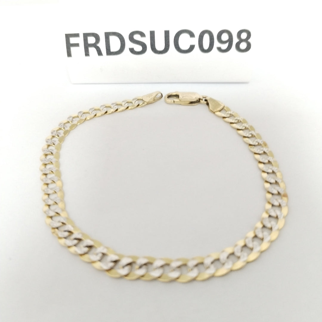 PULSERA ORO, ORO COMBINADO 14 K 7.8 GRMS (SEMINUEVO)