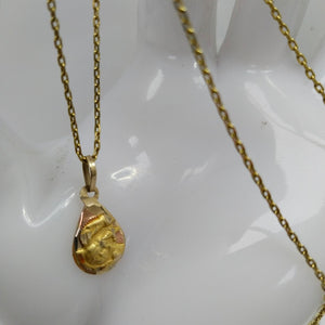 CADENA,MEDALLA RELIGIOSA ORO 10 K 2,70 GRMS (SEMINUEVO)