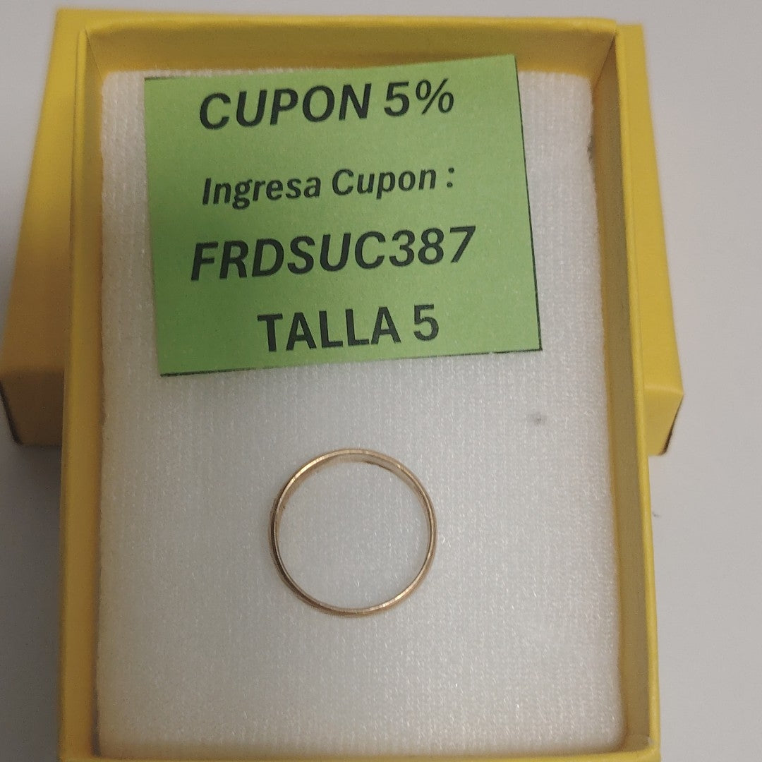 ARGOLLA ORO 10 K 2.5 GRMS (SEMINUEVO)