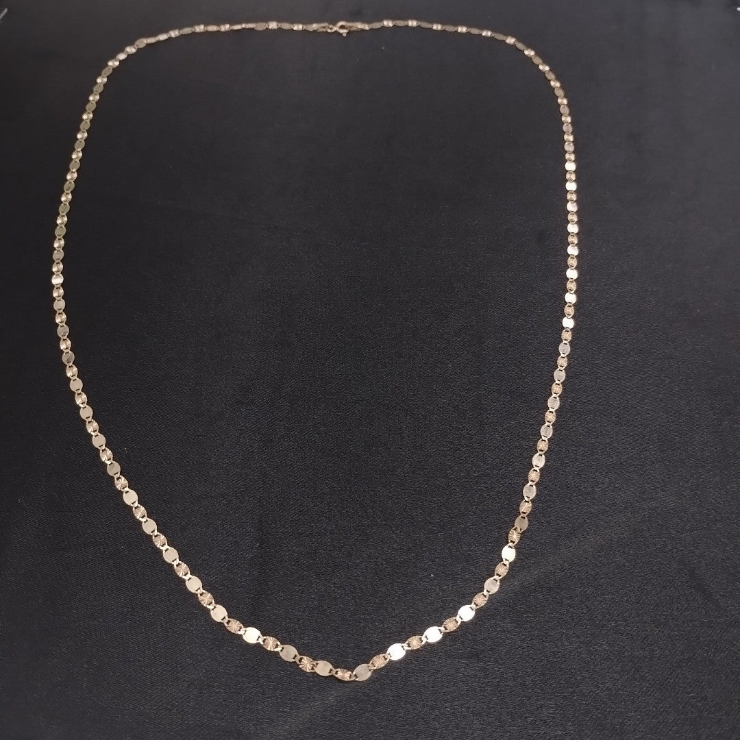 CADENA ORO 14 K 3.5 GRMS (SEMINUEVO)