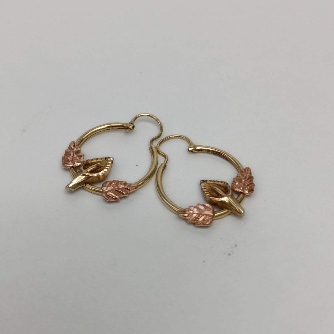 ARRACADAS PAR ORO 14 K 2,20 GRMS (SEMINUEVO)