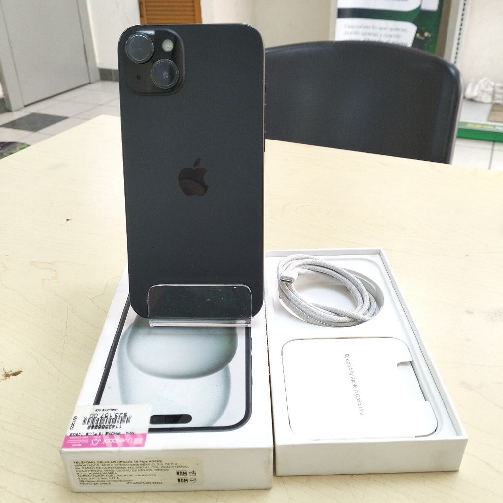 CELULAR APPLE IPHONE 15 PLUS A3093 (2023) 128 GB 6 GB RAM (SEMINUEVO)