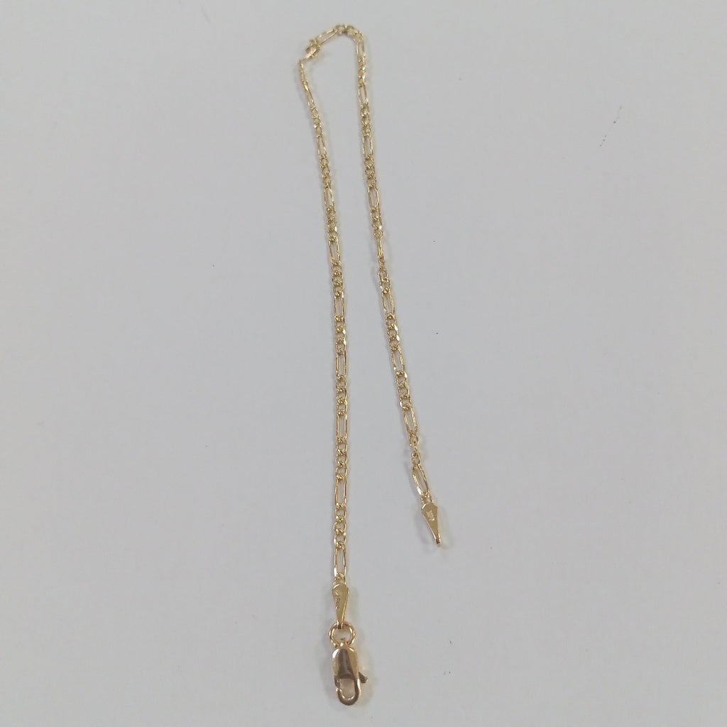 PULSERAS BARBADA ORO 14K 21 CM 1.7 GR (NUEVO)