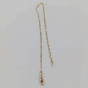 PULSERAS BARBADA ORO 14K 21 CM 1.7 GR (NUEVO)