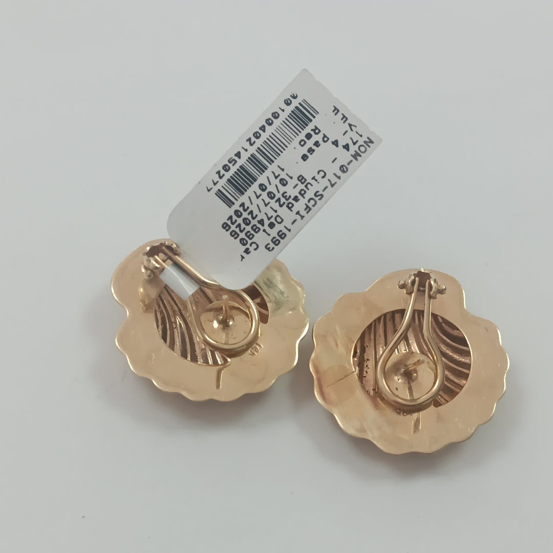 ARETES PAR ORO 14 K 9,70 GRMS (SEMINUEVO)