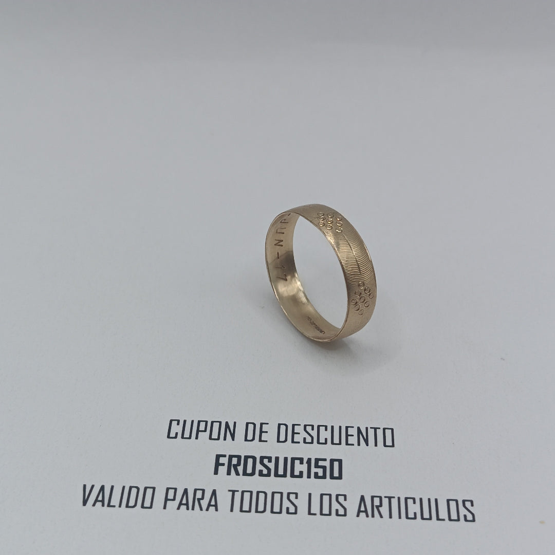 ANILLO ORO 10 K 2.1 GRMS (SEMINUEVO)