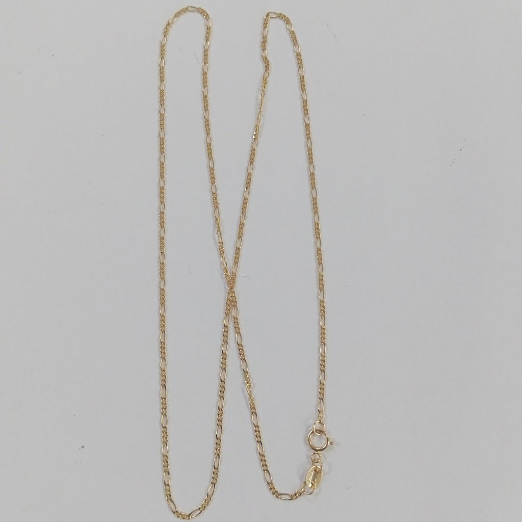 CADENAS TEJIDO 3X1 ORO 14K 55 CM 2.7 GR (NUEVO)