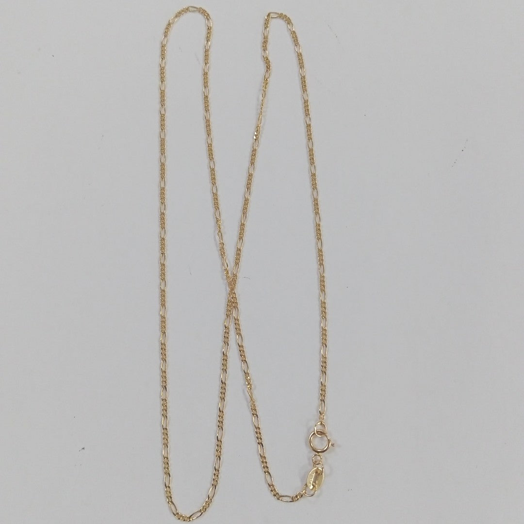 CADENAS TEJIDO 3X1 ORO 14K 55 CM 2.7 GR (NUEVO)