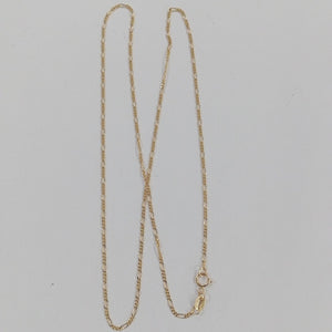 CADENAS TEJIDO 3X1 ORO 14K 55 CM 2.7 GR (NUEVO)