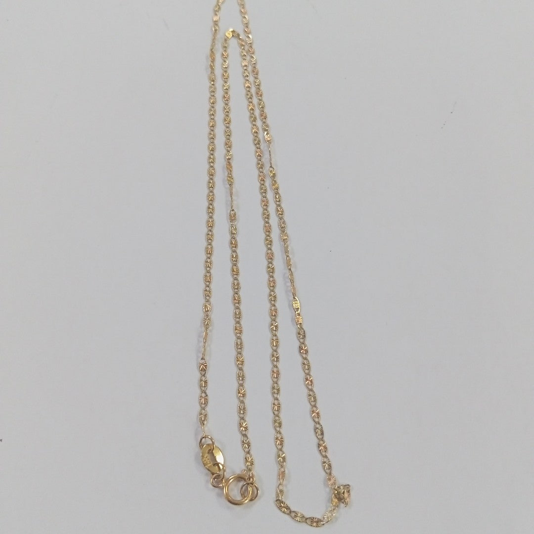 CADENA TEJIDO MARINERO 1.91GR 50 CM (NUEVO)
