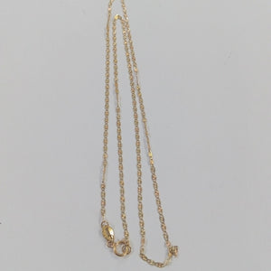 CADENA TEJIDO MARINERO 1.91GR 50 CM (NUEVO)