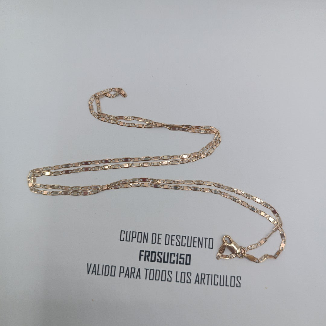 CADENA ORO 14 K 2.6 GRMS (SEMINUEVO)