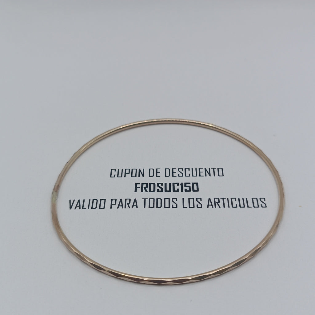 PULSERA RIGIDA ORO 10 K 2.8 GRMS (SEMINUEVO)