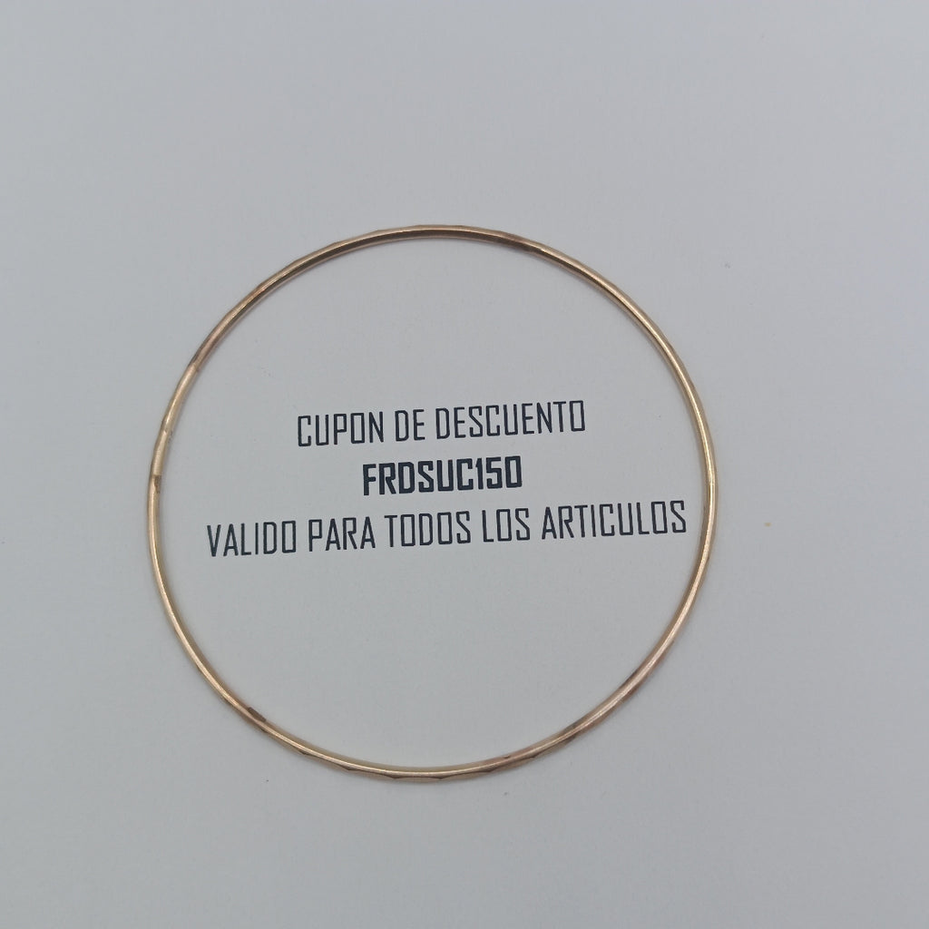 PULSERA RIGIDA ORO 10 K 2.8 GRMS (SEMINUEVO)