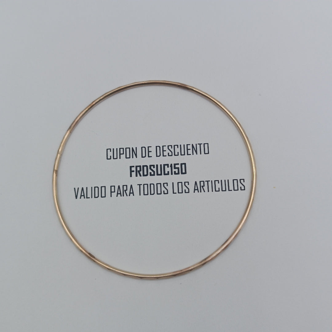 PULSERA RIGIDA ORO 10 K 2.8 GRMS (SEMINUEVO)