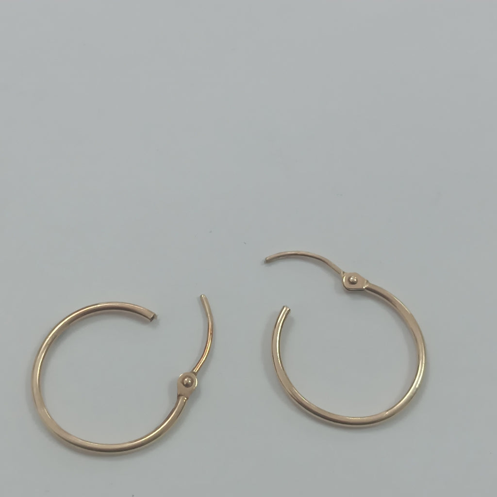 ARRACADAS PAR ORO 14 K 0.6 GRMS (SEMINUEVO)