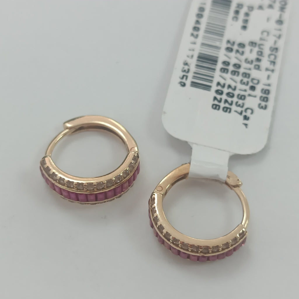 ARRACADAS PAR ORO 14 K 2.2 GRMS (SEMINUEVO)