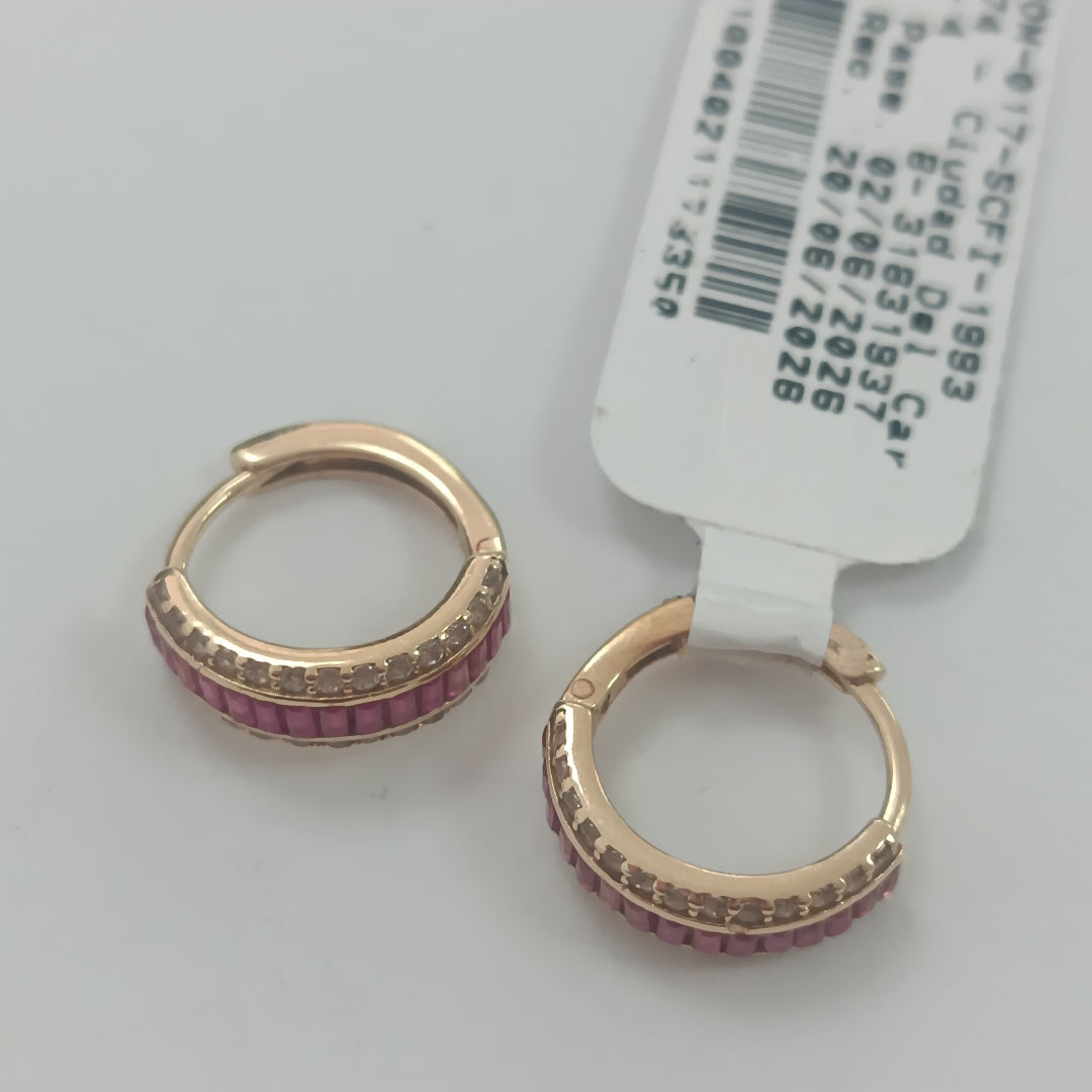 ARRACADAS PAR ORO 14 K 2.2 GRMS (SEMINUEVO)