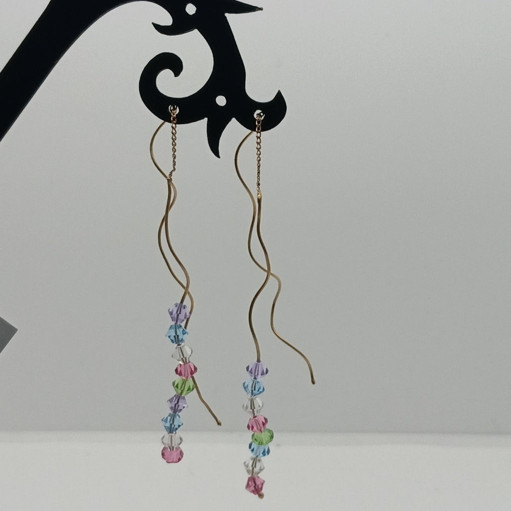 ARETES PAR ORO 10 K 2,10 GRMS (SEMINUEVO)