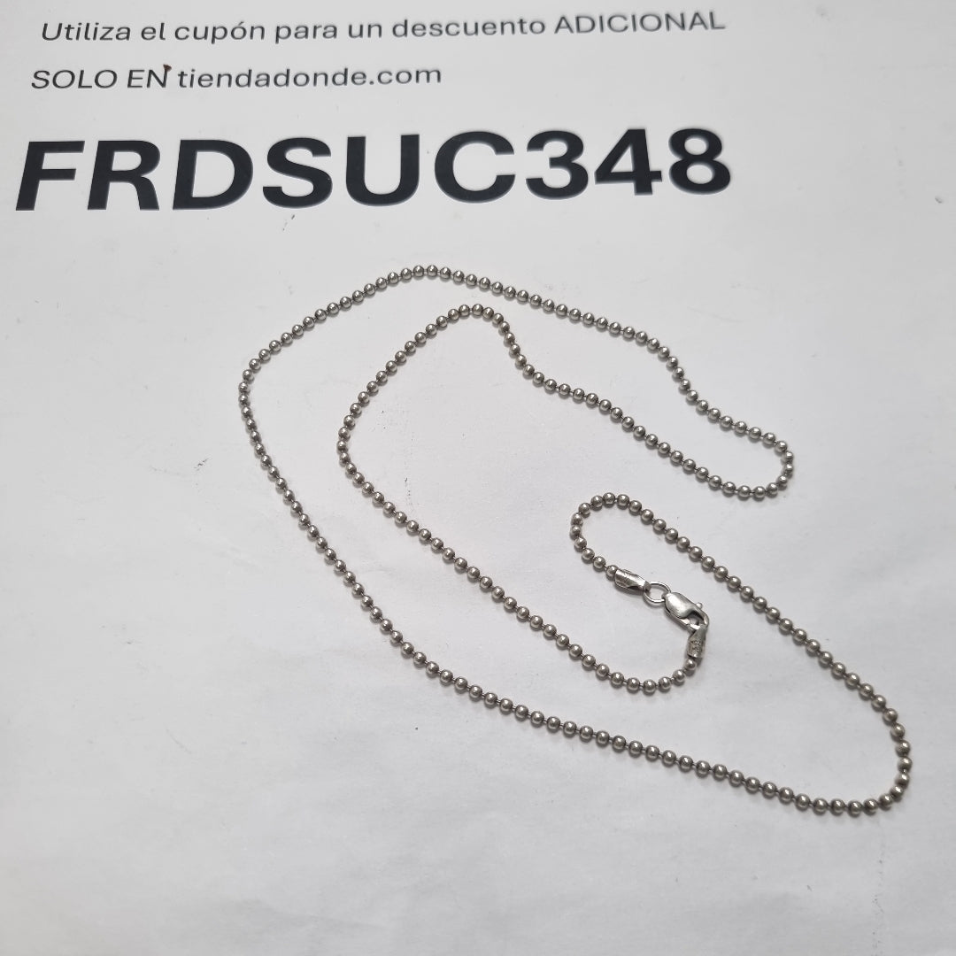 CADENA PLATA 6.7 GRMS (SEMINUEVO)