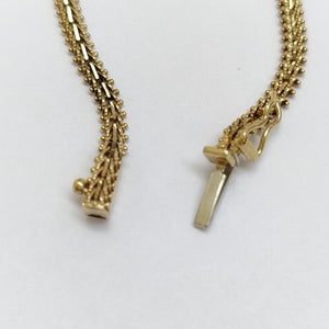 PULSERA ORO COMBINADO 14 K 7,60 GRMS (SEMINUEVO)