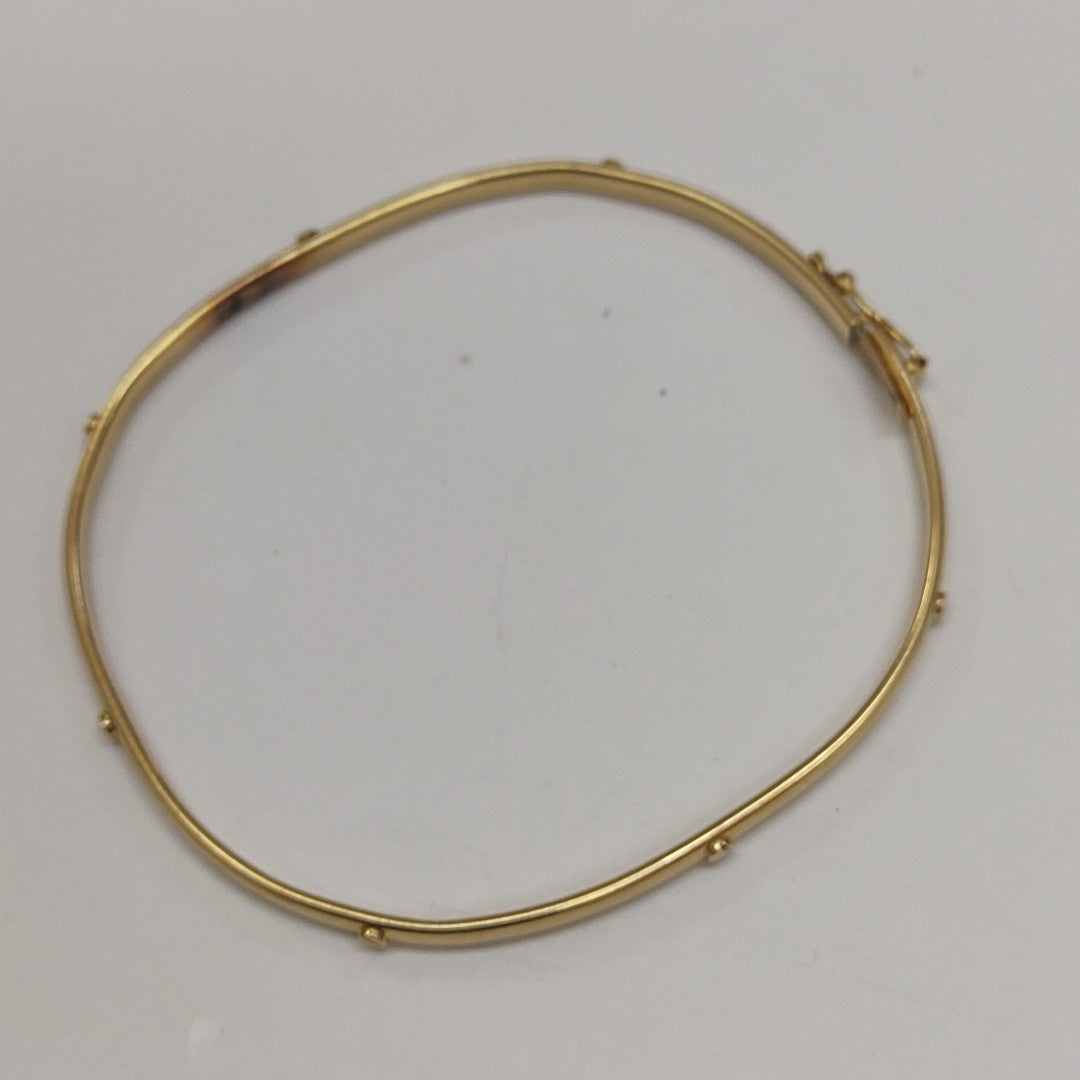 PULSERA RIGIDA ORO 14 K 4,50 GRMS (SEMINUEVO)