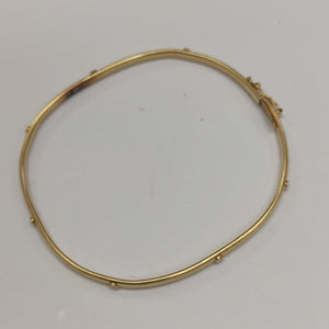 PULSERA RIGIDA ORO 14 K 4,50 GRMS (SEMINUEVO)
