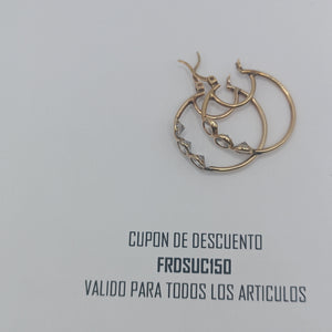 ARETES PAR ORO 10 K 2.9 GRMS (SEMINUEVO)