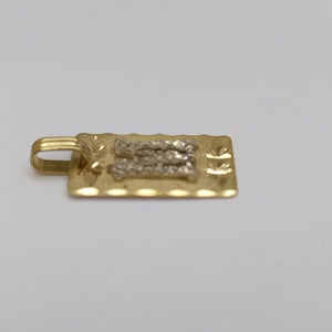 DIJE ORO,RODIADO 14 K 1,80 GRMS (SEMINUEVO)
