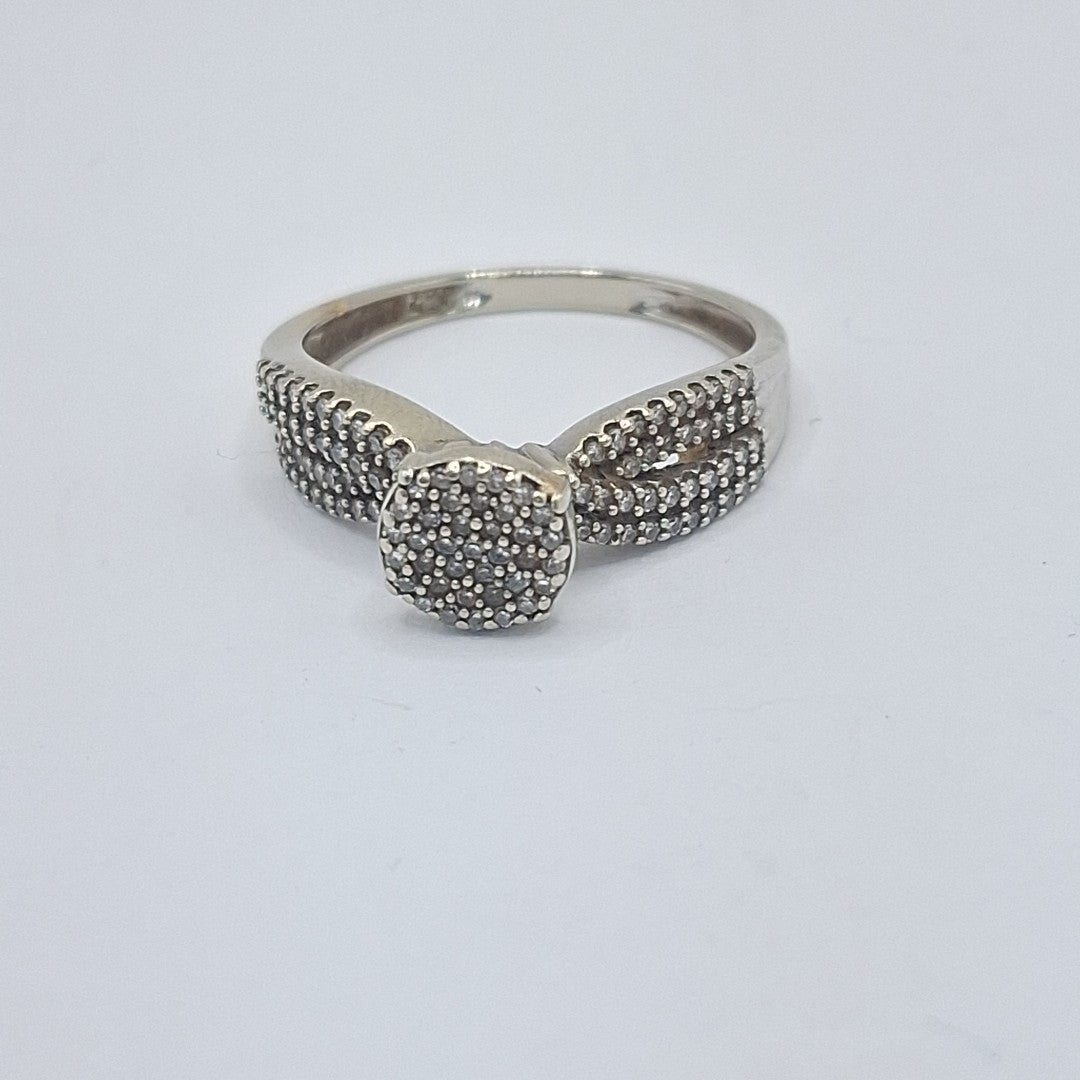 ANILLO ORO BLANCO 14 K 3,00 GRMS (SEMINUEVO)