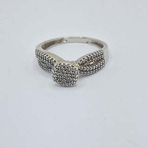 ANILLO ORO BLANCO 14 K 3,00 GRMS (SEMINUEVO)