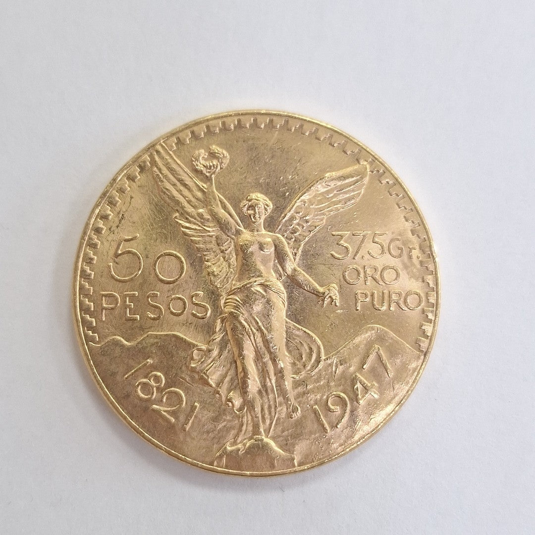 K1 41.6 GRMS 21 K IDENTIFICACIÓN MONEDA NOMINATIVA MONEDAS PESOS 50 PESOS (SEMINUEVO)