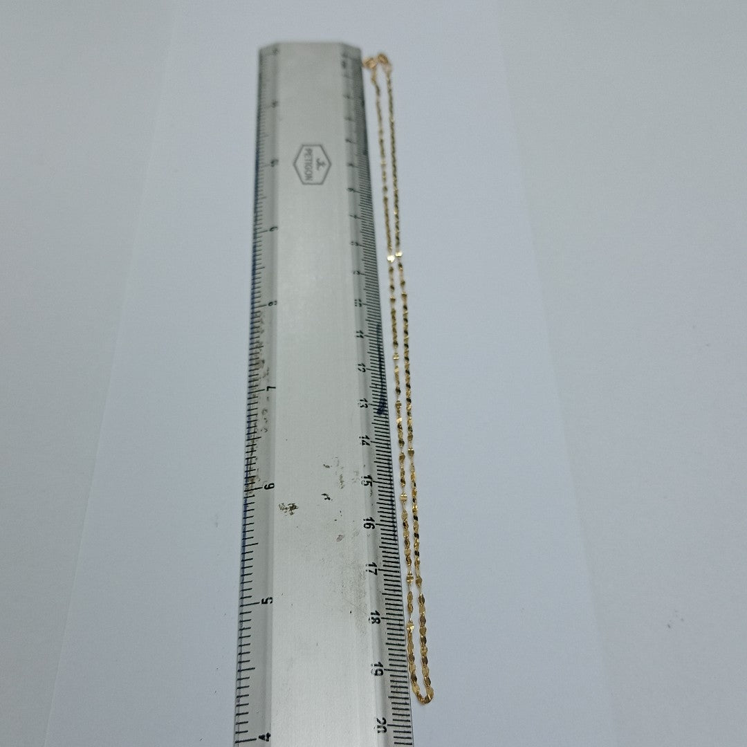 CADENA ORO 14 K 0,80 GRMS (SEMINUEVO)