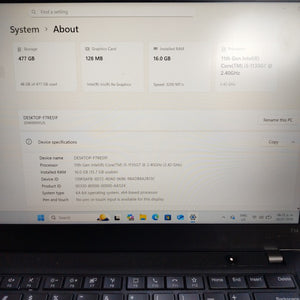 LAPTOP LENOVO THINKPAD T14 GEN 2 (2023) 512 GB SSD 16 GB RAM (SEMINUEVO)
